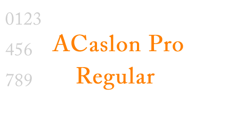 ACaslon Pro Regular