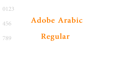 Adobe Arabic Regular