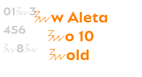 Bw Aleta No 10 Bold