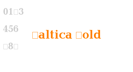 Baltica Bold