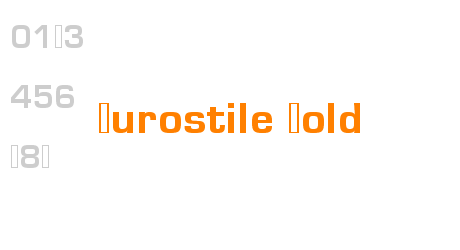 Eurostile Bold