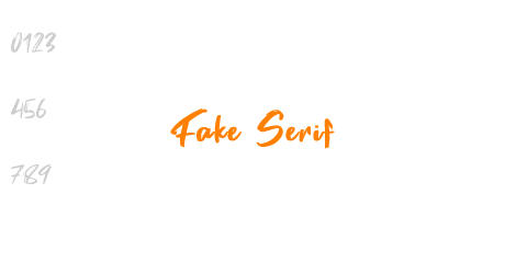 Fake Serif