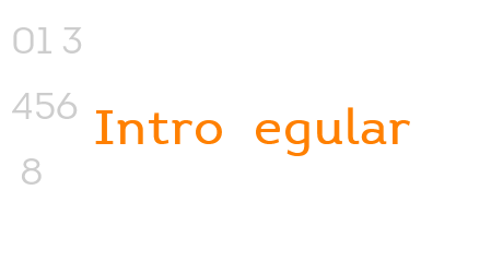 Intro Regular