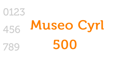 Museo Cyrl 500