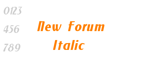 New Forum Italic