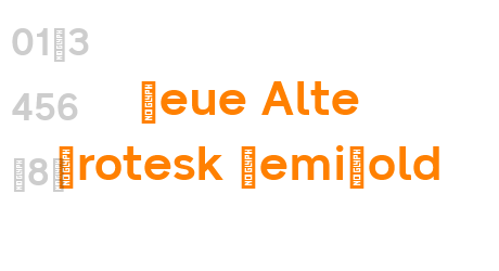 Neue Alte Grotesk SemiBold
