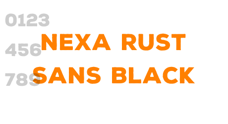 Nexa Rust Sans Black
