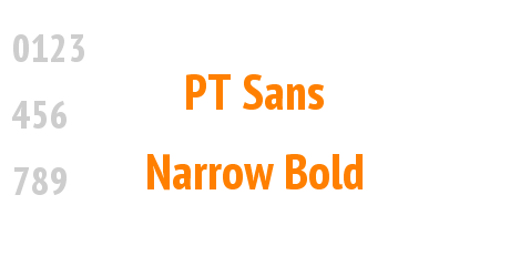 PT Sans Narrow Bold