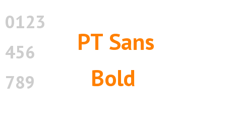 PT Sans Bold