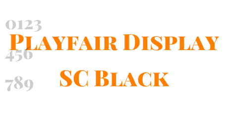 Playfair Display SC Black