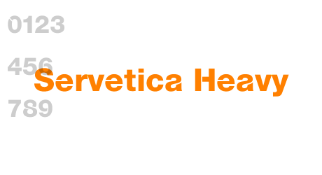 Servetica Heavy