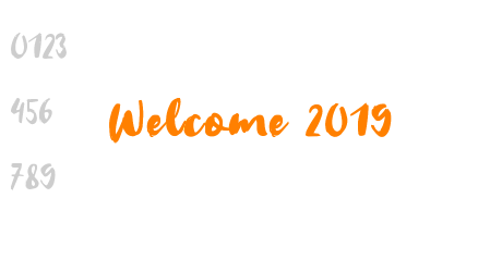 Welcome 2019