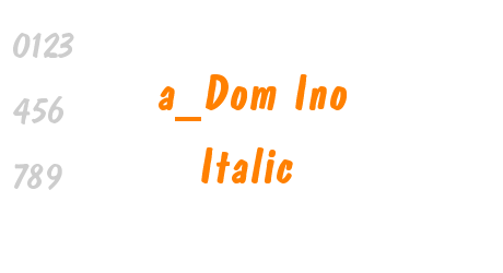 a_Dom Ino Italic